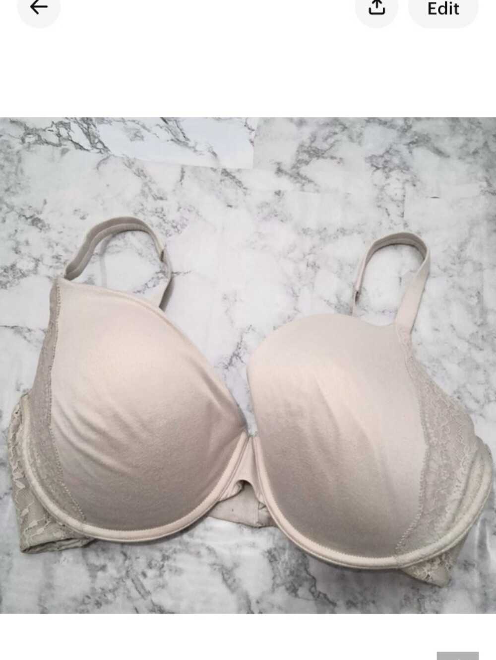 Secret Treasures 40D Wired Cream Bra
